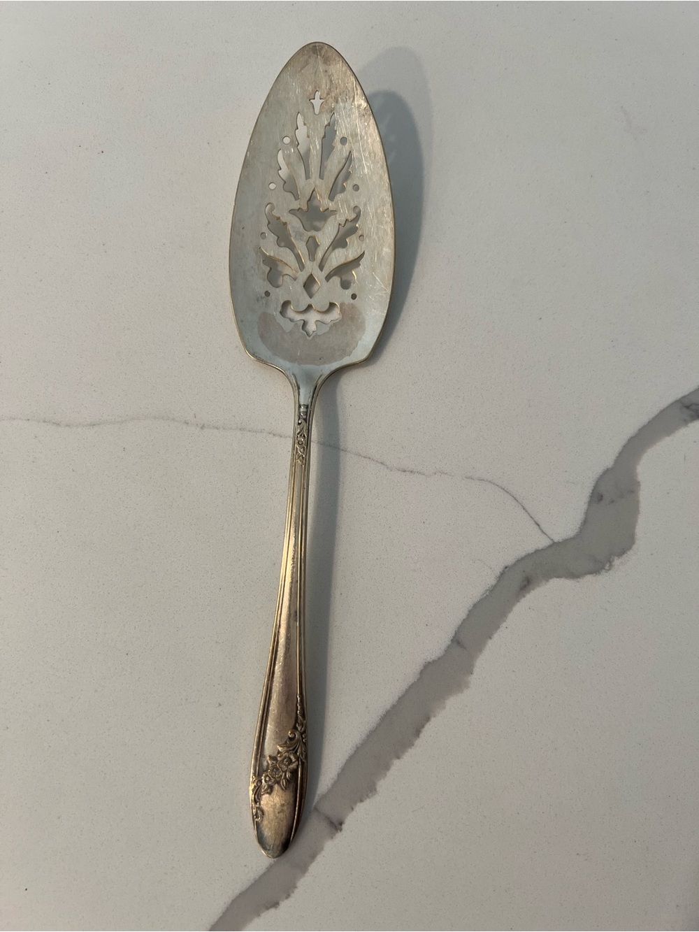Vintage Oneida Community Tudor Plate Fortune Art Deco Silver Plate Server 1939